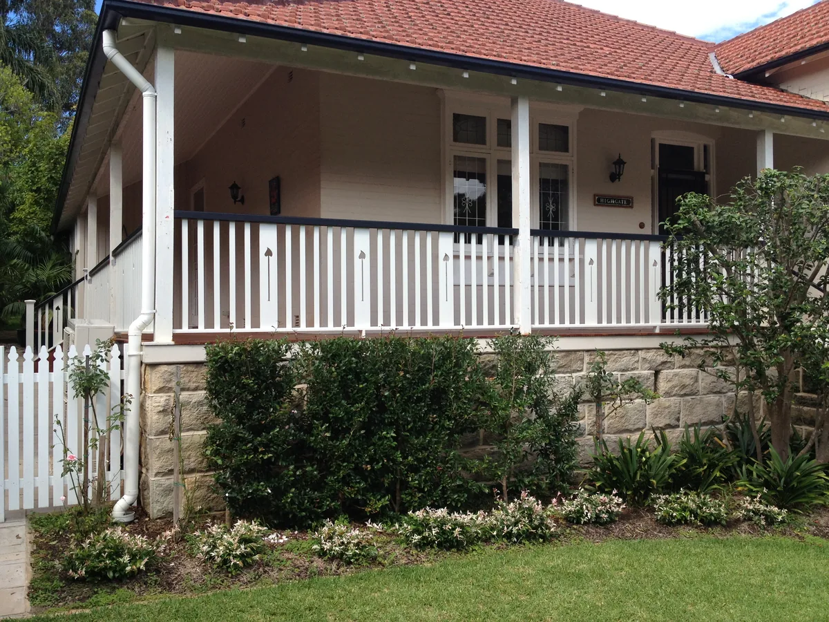 Timber verandah and traditional exterior of a Sydney home